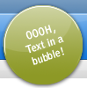 oooh, text in a bubble